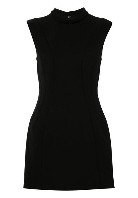 Black panelled mini dress Philosophy di Lorenzo Serafini women PHILOSOPHY DI LORENZO SERAFINI divincenzoboutique